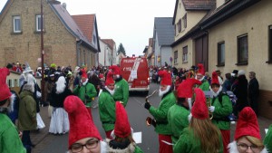 Kurze Ruhepause beim Fasching 2015