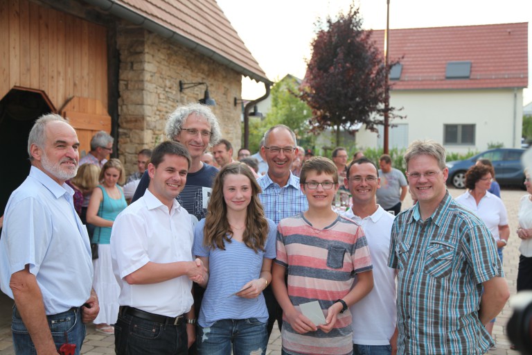 Empfang der Gemeinde für die „Jugend musiziert“ Bundessieger